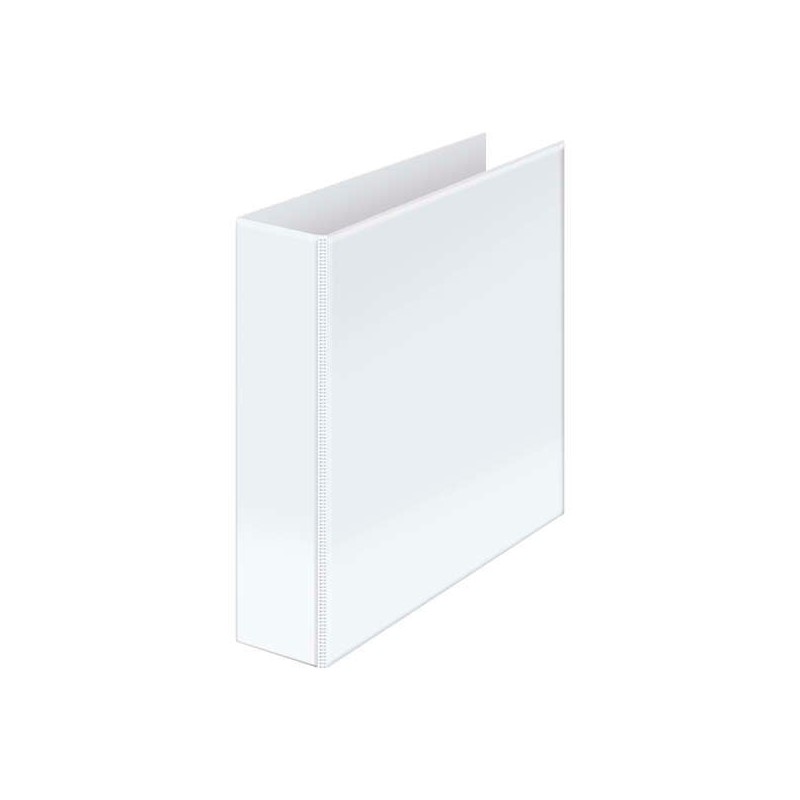 Dohe Kangaroo Folder Basic A4 - 2 Mixed Rings 65mm - Bag on Spine and Cover - Lined Cardboard - White Color