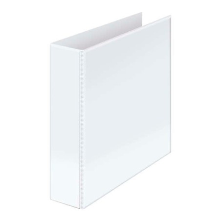 Dohe Kangaroo Folder Basic A4 - 2 Mixed Rings 65mm - Bag on Spine and Cover - Lined Cardboard - White Color