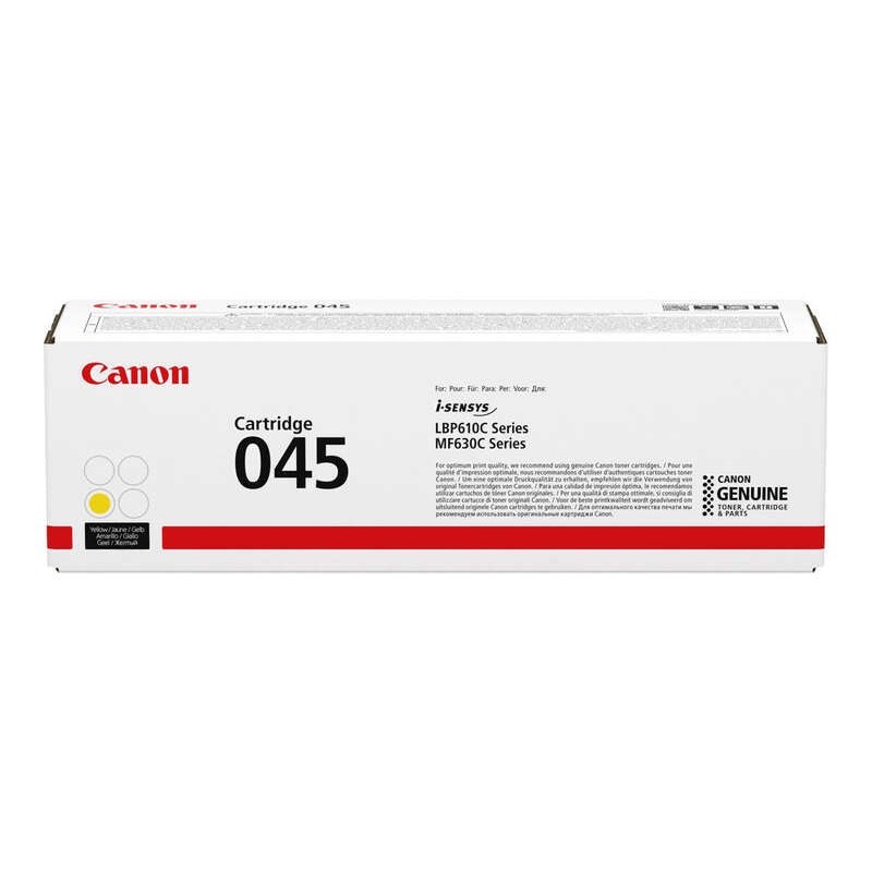 Canon 045 Jaune Cartouche de toner Original - 1239C002