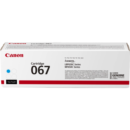 Canon 067 Cyan Cartouche de toner Original - 5101C002