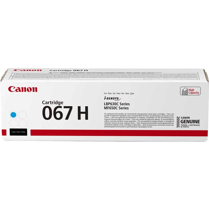 Canon 067H Cyan Cartucho de Toner Original - 5105C002