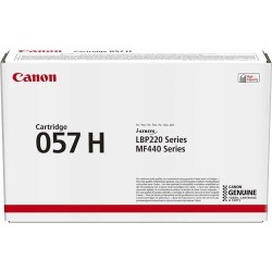Canon 057H Preto Cartucho de Toner Original - 3010C002/3010C004