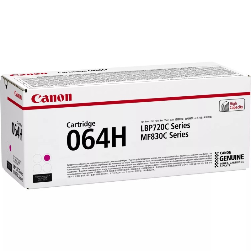 Canon 064H Cartucho de Toner Magenta Original - 4934C001