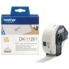 Brother DK11201 - Étiquettes d'adresse originales prédécoupées - 29x90 mm - 400 unités - Texte noir sur fond blanc