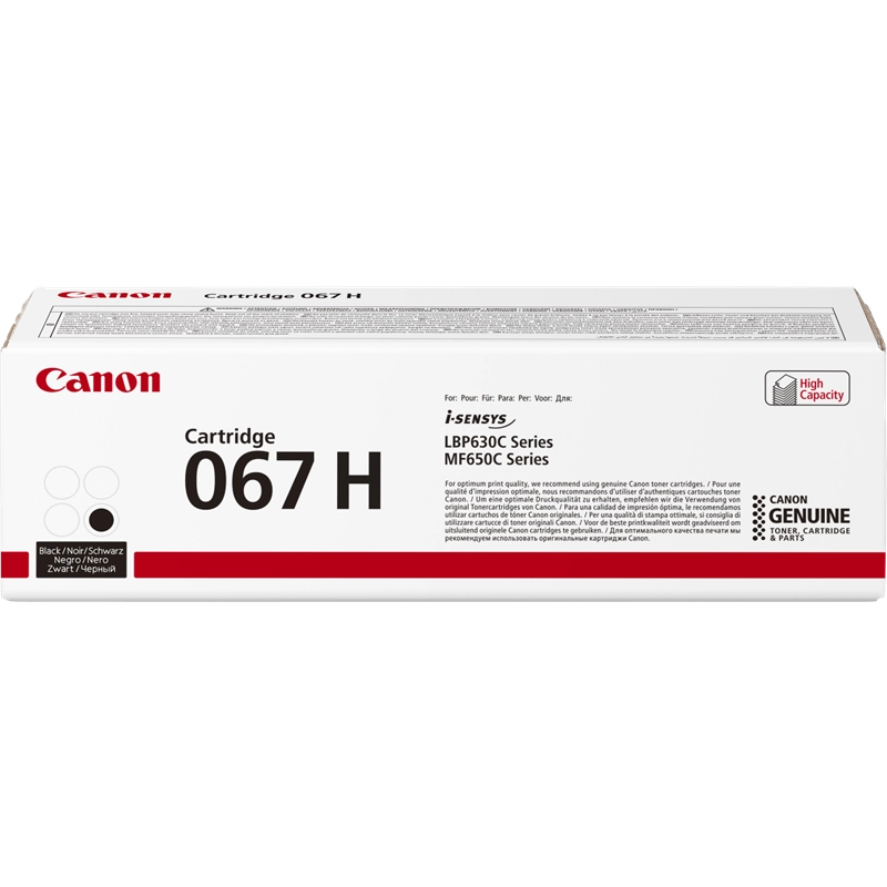 Canon 067H Negro Cartucho de Toner Original - 5106C002
