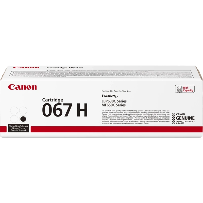 Canon 067H Negro Cartucho de Toner Original - 5106C002