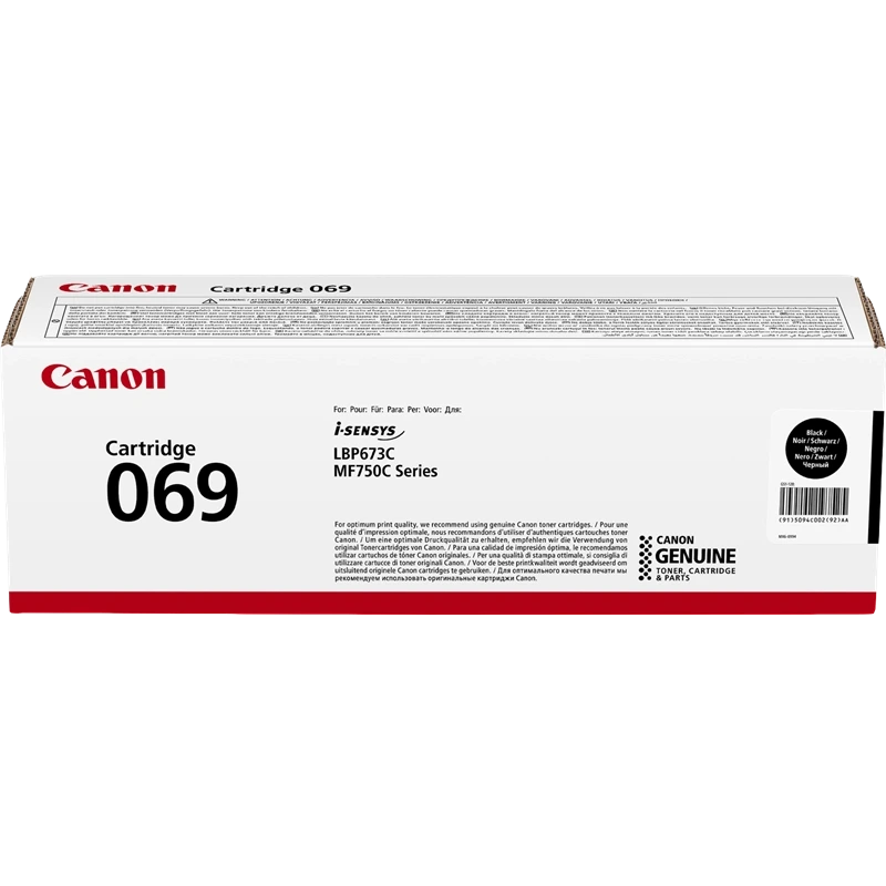 Canon 069 Negro Cartucho de Toner Original - 5094C002