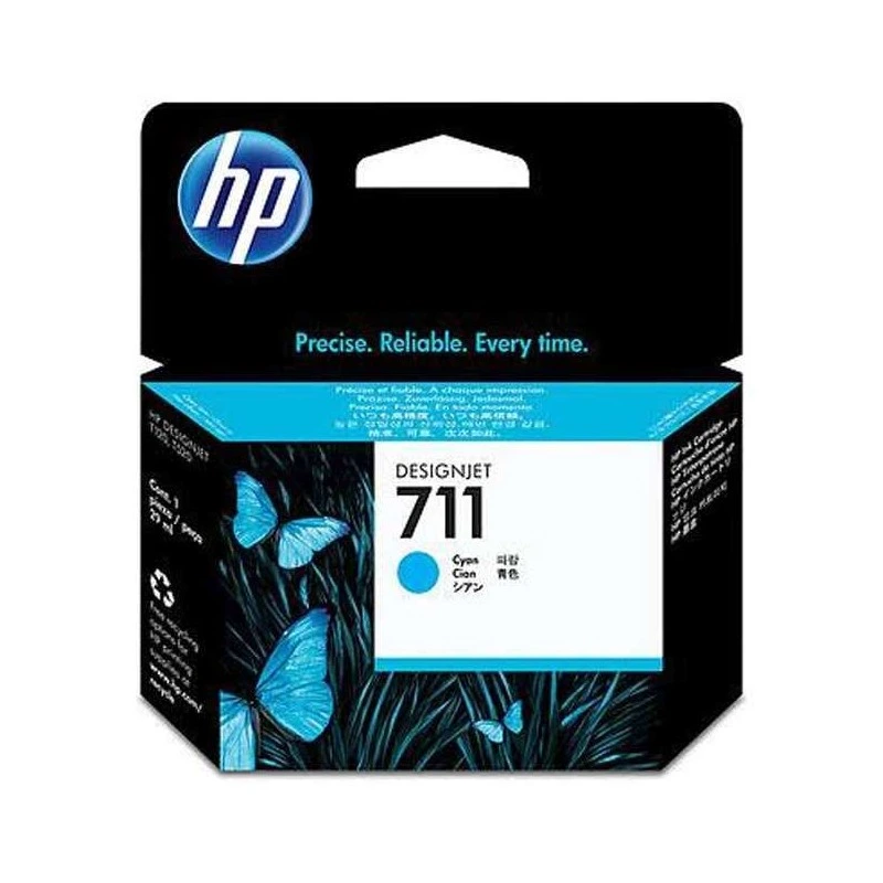 HP 711 Cyan Cartouche d'encre Original - CZ130A