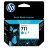 HP 711 Cyan Cartouche d'encre Original - CZ130A