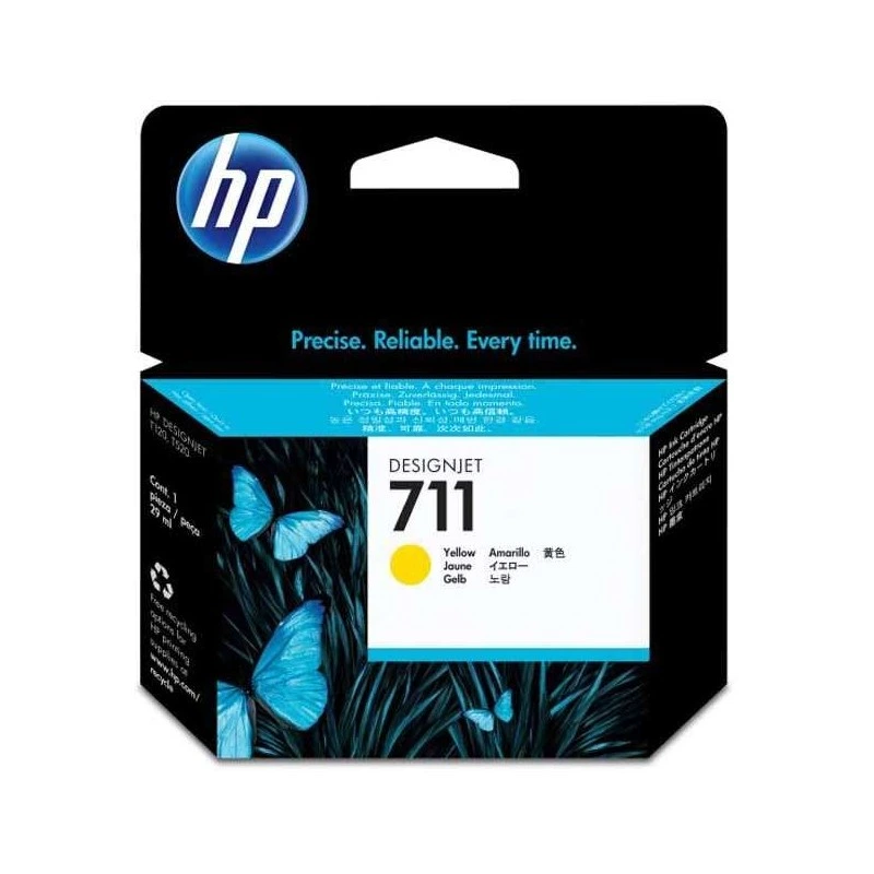 HP 711 Tinteiro Amarelo Original - CZ132A