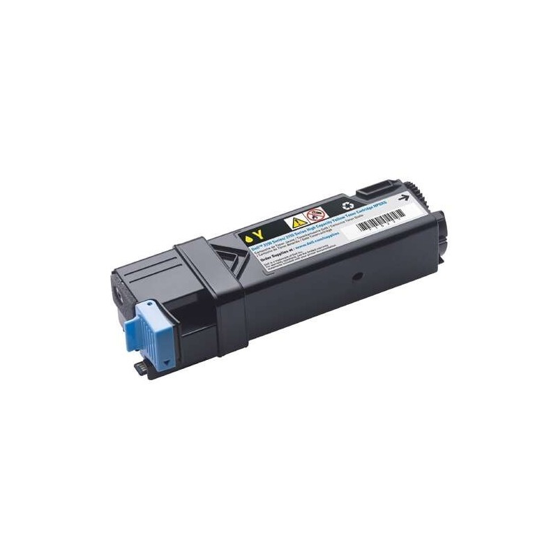 Dell 2150/2155 Amarelo Cartucho de Toner Genérico - Substitui 593-11037/NPDXG/9X54J/593-11036/NT6X2/8GK7X
