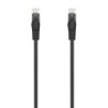 Aisens Cat.6A LSZH Patch Cable, 1m Black - A145-0587
