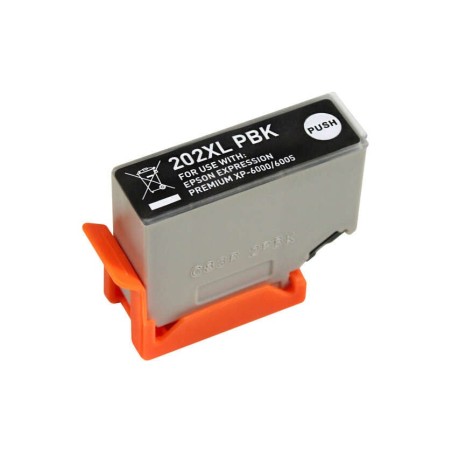 Epson 202XL Noir Photo Cartouche d'encre Générique - Remplace C13T02H14010/C13T02F14010