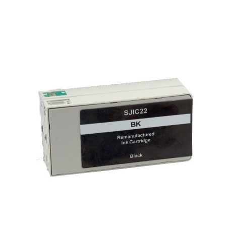 Epson SJIC22P Noir Cartouche d'encre Pigmentée Générique - Remplace C33S020601/SJIC22P(K)