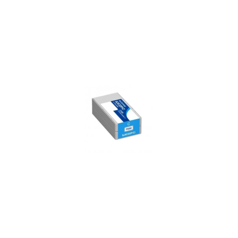 Epson SJIC22P Tinteiro Ciano Pigmentada Genérico - Substitui C33S020602/SJIC22P(C)