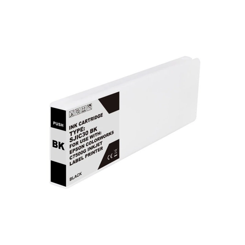 Epson SJIC30P Noir Cartouche d'encre Pigmentée Générique - Remplace C33S020639/SJIC30P(K)