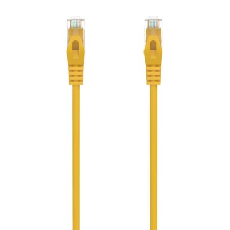 Aisens Patch Cord Câble Réseau RJ45 LSZH Cat.6A 500 MHZ UTP AWG24 - 3m - Sans Halogène - 10 Gigabit/s - Couleur Jaune