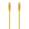 Aisens Patch Cord Câble Réseau RJ45 LSZH Cat.6A 500 MHZ UTP AWG24 - 3m - Sans Halogène - 10 Gigabit/s - Couleur Jaune