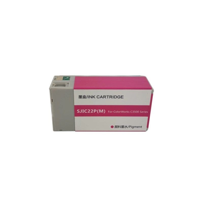 Epson SJIC22P Magenta Cartucho de Tinta Pigmentada Generico - Reemplaza C33S020603/SJIC22P(M)
