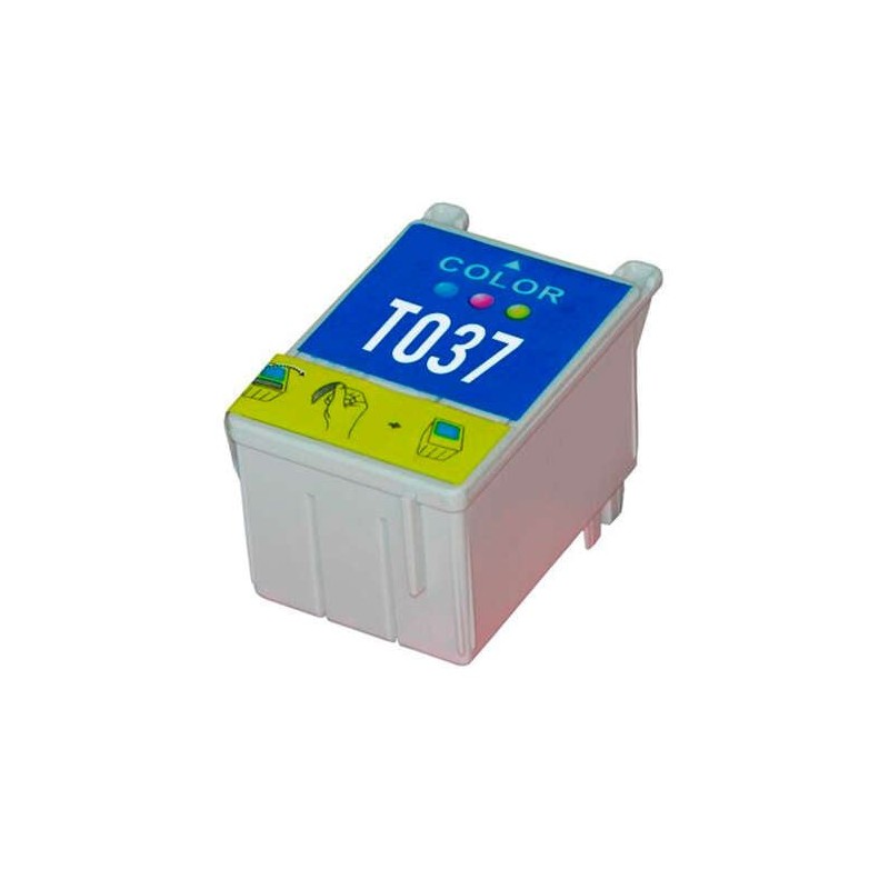 Epson T037 Colour Compatible Ink Cartridge - Replaces C13T03704010