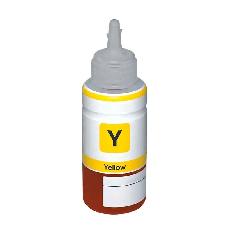 Epson 102/103/104/106/107/T6644/T6734 Bouteille d'encre générique jaune – Remplace C13T03R440/C13T00S44A10/C13T00P440/