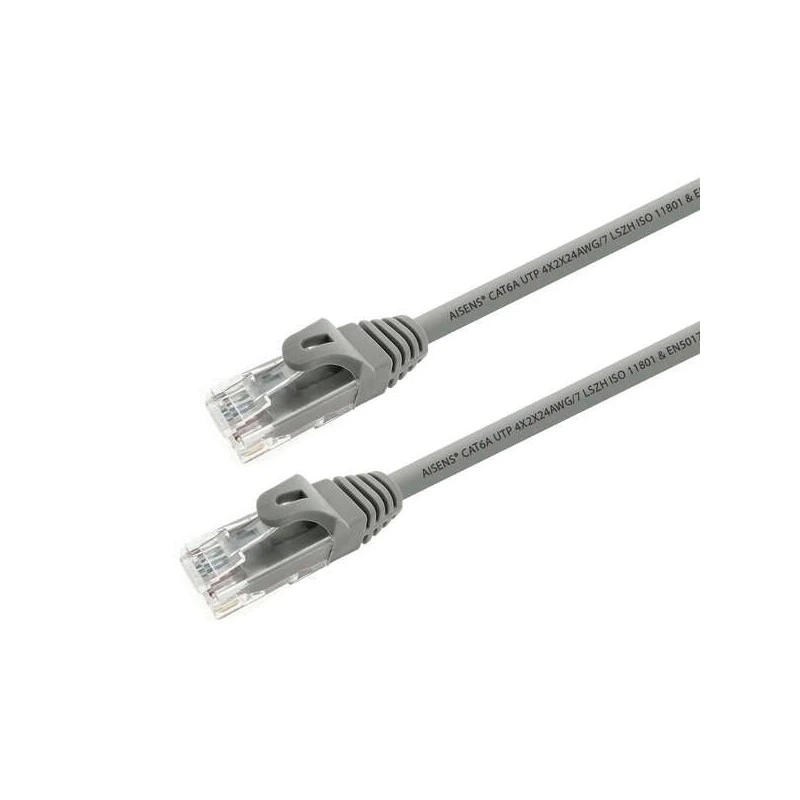 Cabo de rede Aisens Cat.6A UTP LSZH - 5 m, cinzento