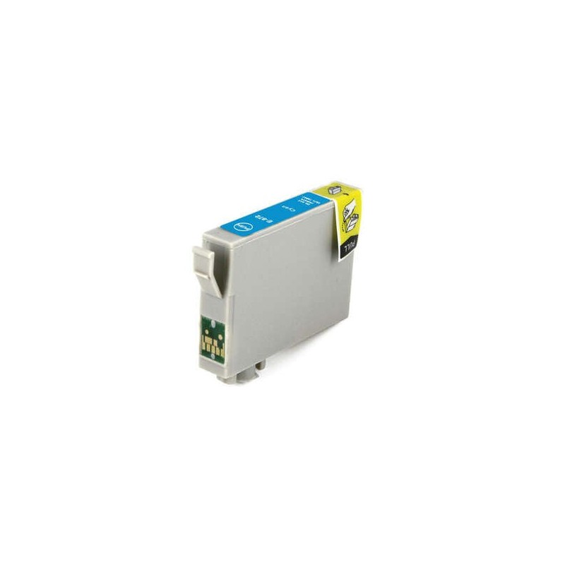 Epson T0872 Cyan Cartucho de Tinta Generico - Reemplaza C13T08724010