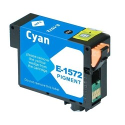 Epson T1572 Cyan Compatible Pigment Ink Cartridge - Replaces C13T15724010