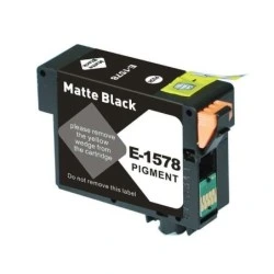 Epson T1578 Matte Black Compatible Pigment Ink Cartridge - Replaces C13T15784010