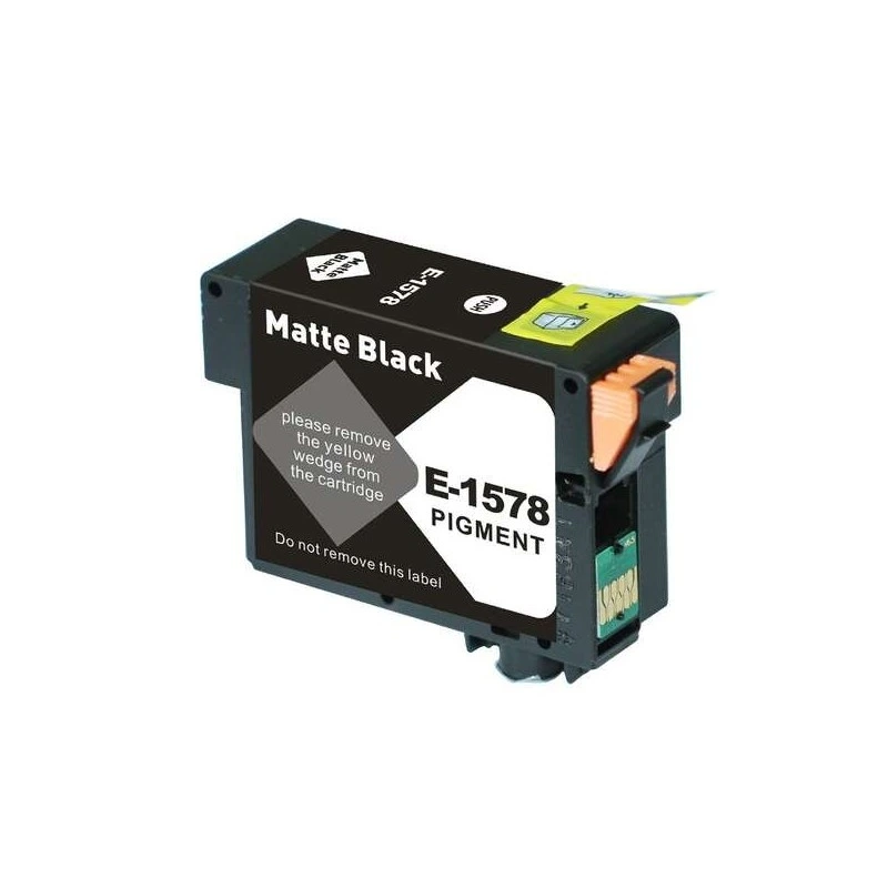 Epson T1578 Matte Black Compatible Pigment Ink Cartridge - Replaces C13T15784010