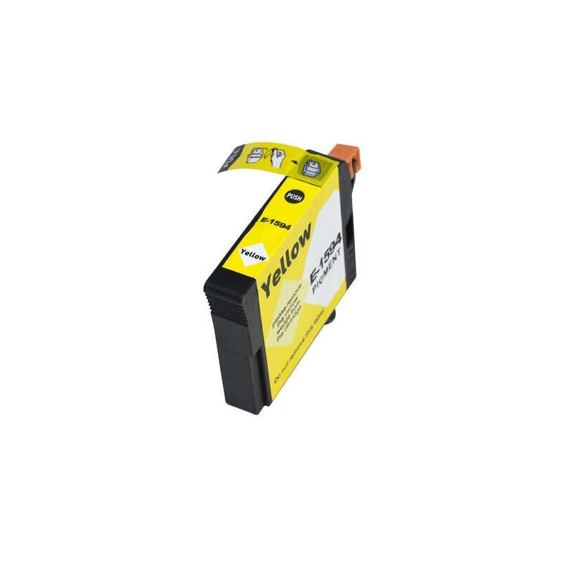 Epson T1594 Yellow Compatible Pigment Ink Cartridge - Replaces C13T15944010