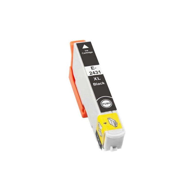 Epson T2431/T2421 (24XL) Tinteiro Preto Genérico - Substitui C13T24314012/C13T24214012