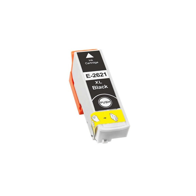 Epson T2621/T2601 (26XL) Tinteiro Preto Genérico - Substitui C13T26214012/C13T26014012