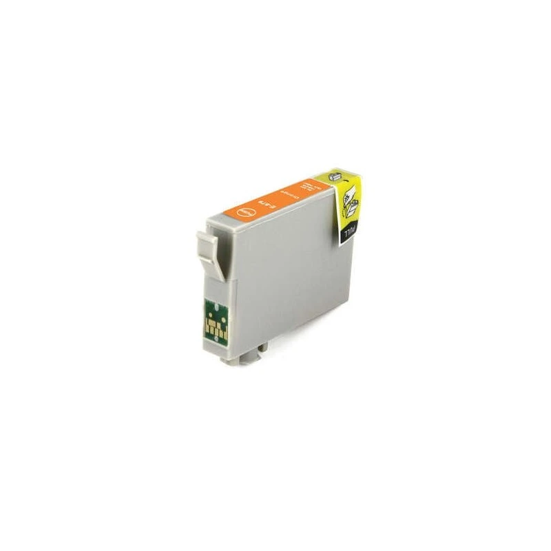 Epson T0879 Orange Compatible Ink Cartridge - Replaces C13T08794010