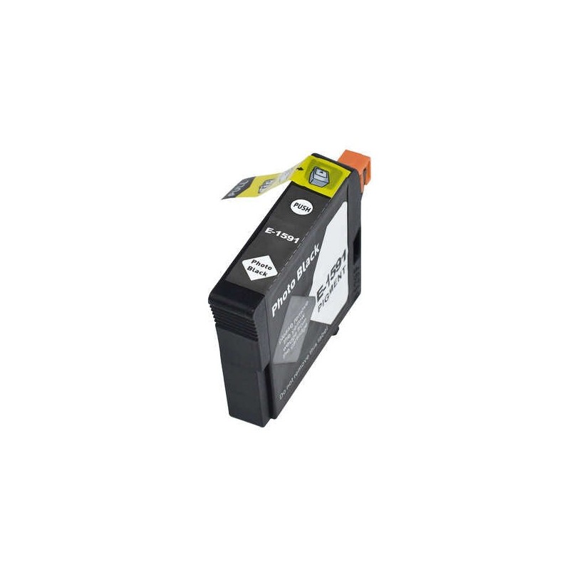 Epson T1591 Tinteiro Preto Photo Pigmentada Genérico - Substitui C13T15914010