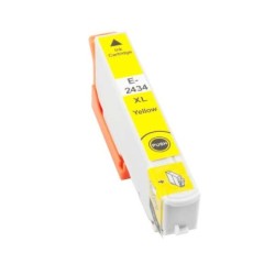 Epson T2434/T2424 (24XL) Yellow Compatible Ink Cartridge - Replaces C13T24344012/C13T24244012