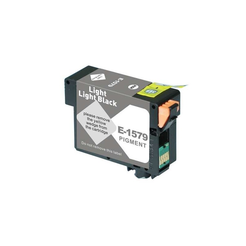 Epson T1579 Noir Light Light Cartouche d'encre Pigmentée Générique - Remplace C13T15794010