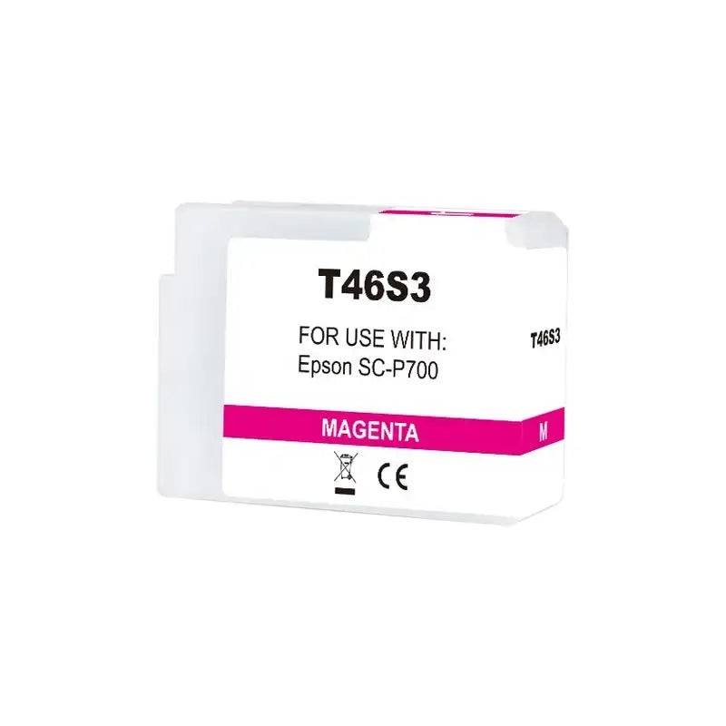 Epson T46S3 Magenta Vivido Cartouche d'encre Pigmentée Générique - Remplace C13T46S300