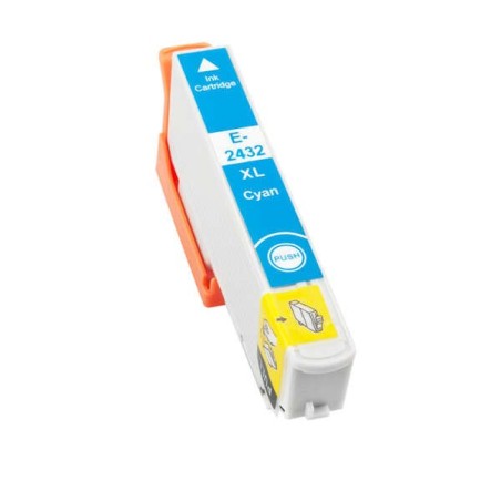 Epson T2432/T2422 (24XL) Cyan Compatible Ink Cartridge - Replaces C13T24324012/C13T24224012