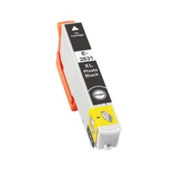 Epson T2631/T2611 (26XL) Tinteiro Preto Photo Genérico - Substitui C13T26314012/C13T26114012