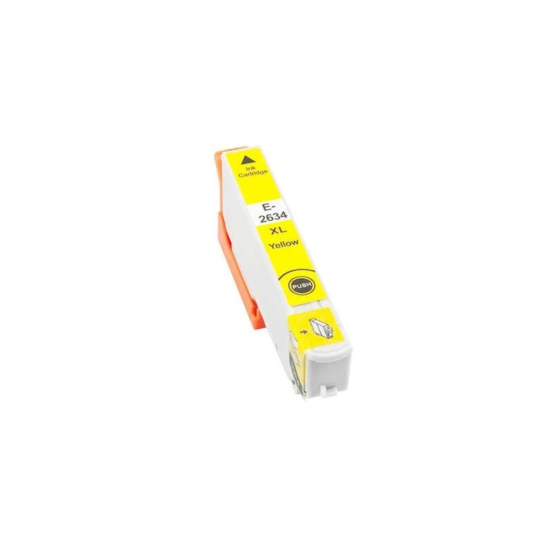 Epson T2634/T2614 (26XL) Yellow Compatible Ink Cartridge - Replaces C13T26344012/C13T26144012