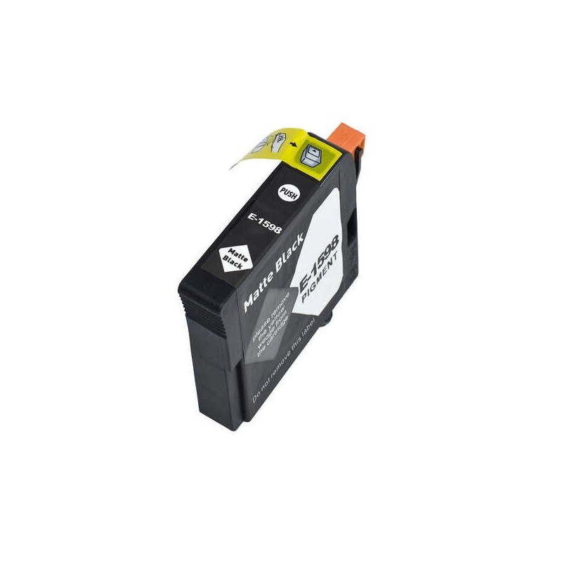 Epson T1598 Matte Black Compatible Pigment Ink Cartridge - Replaces C13T15984010