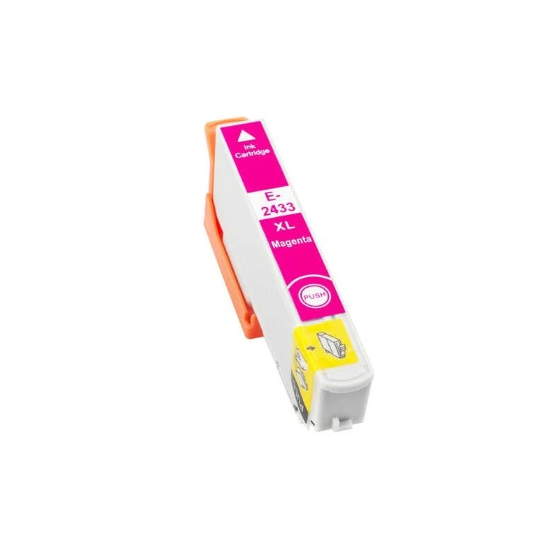 Epson T2433/T2423 (24XL) Magenta Compatible Ink Cartridge - Replaces C13T24334012/C13T24234012