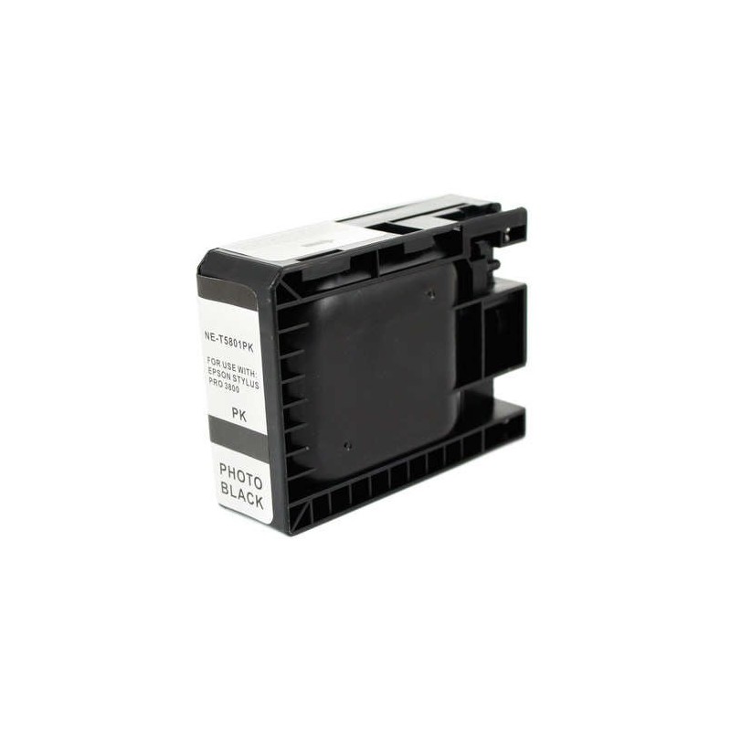 Epson T5801 Noir Photo Cartouche d'encre Pigmentée Générique - Remplace C13T580100