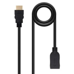 Cabo de Extensão Nanocable HDMI 2.0 A/M-A/H - 2,0m - Preto