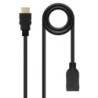 Câble d'extension Nanocable HDMI 2.0 A/M-A/H - 2,0 m - Couleur noire