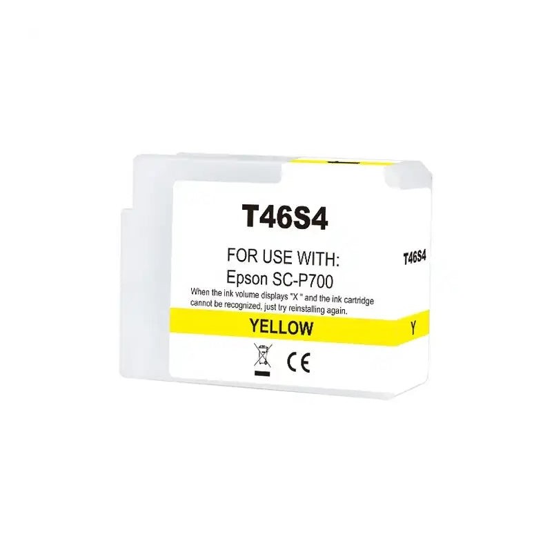 Epson T46S4 Yellow Compatible Pigment Ink Cartridge - Replaces C13T46S400