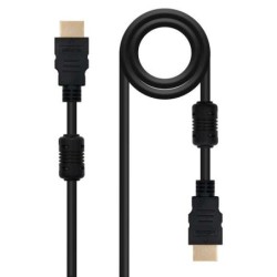 Nanocable HDMI v1,4 Cable with Male Ferrite to HDMI v1,4 with Male Ferrite 1,80m - High Speed ​​- Color Black