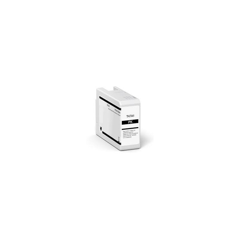 Epson T47A8 Negro Mate Cartucho de Tinta Pigmentada Generico - Reemplaza C13T47A800