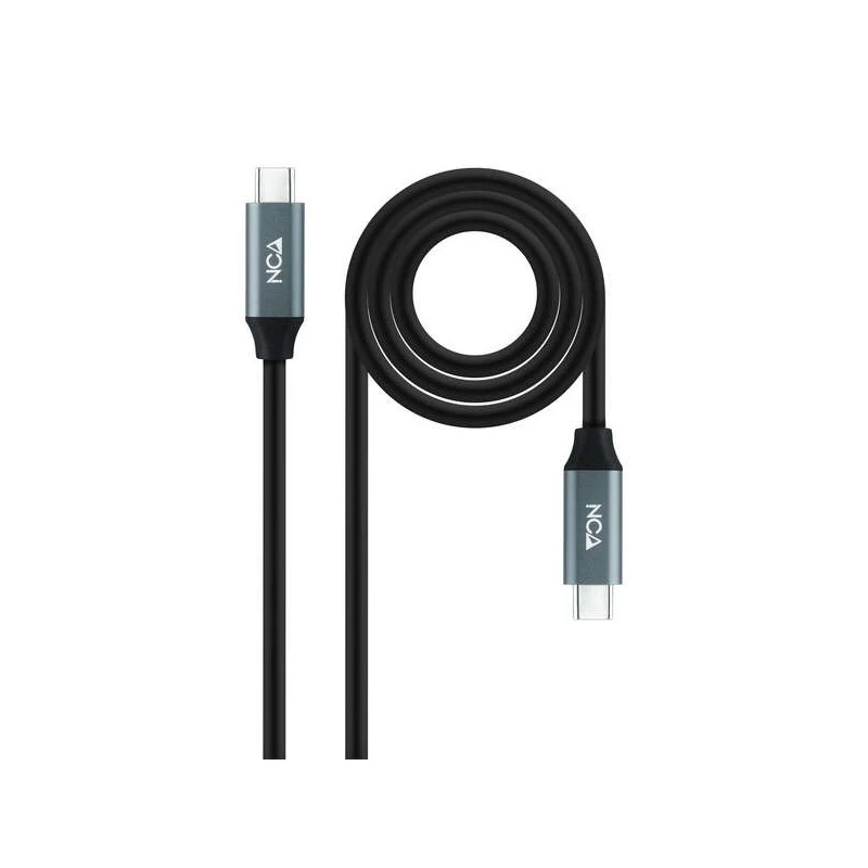Nanocable Cable USB 3,2 Gen2X2 100W 4K/60Hz USB-C M/M 1m - Color Black